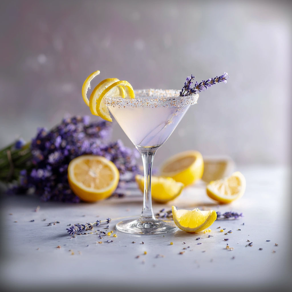 Lavender Lemon Drop Martini