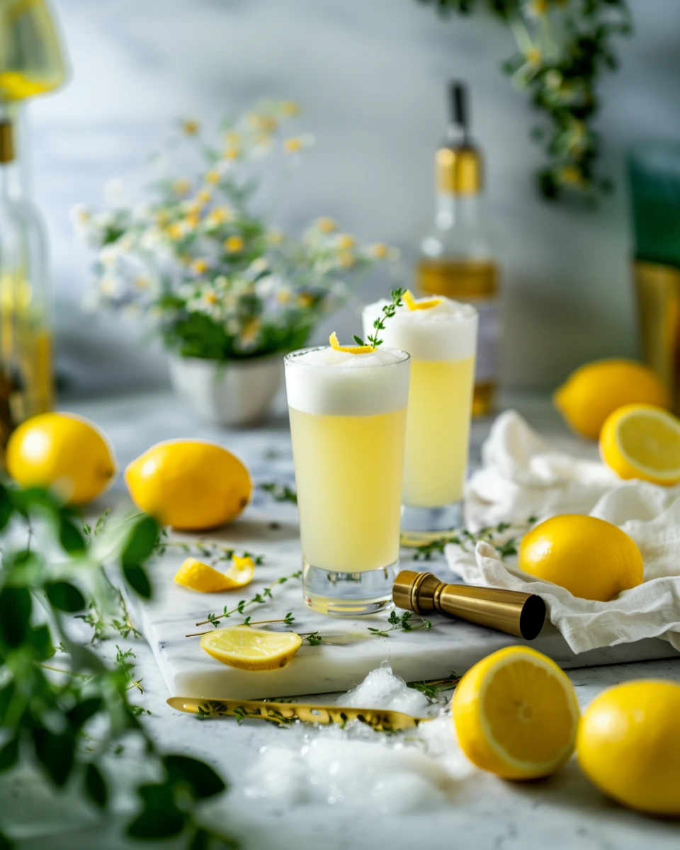 Limoncello Gin Fizz